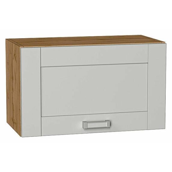 Шкаф верхний горизонтальный Лофт Grey Silk/Дуб Вотан 358*600*320