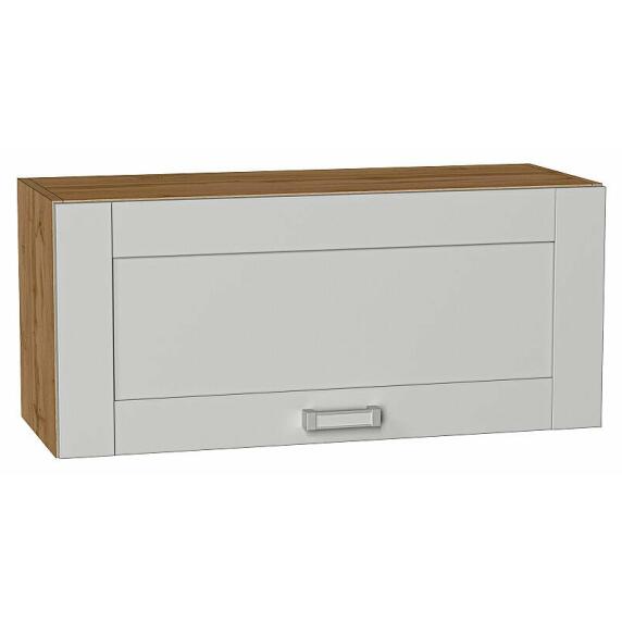 Шкаф верхний горизонтальный Лофт Grey Silk/Дуб Вотан 358*800*320