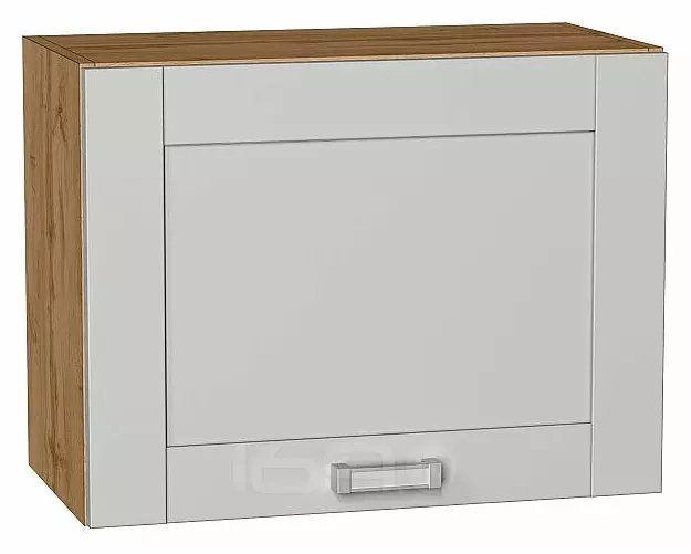 Шкаф верхний горизонтальный Лофт Grey Silk/Дуб Вотан 460*600*320