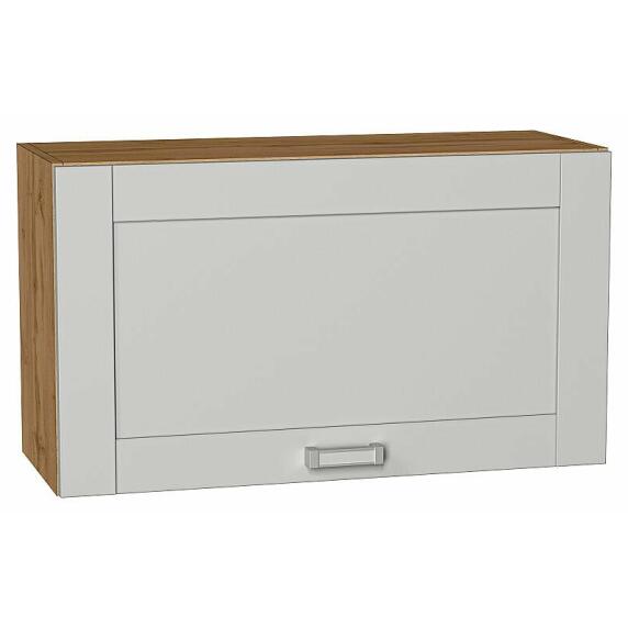 Шкаф верхний горизонтальный Лофт Grey Silk/Дуб Вотан 460*800*320