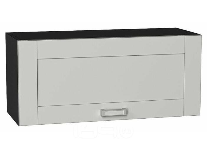Шкаф верхний горизонтальный Лофт Grey Silk/Graphite 358*800*320