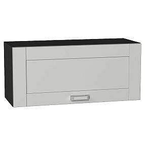 Шкаф верхний горизонтальный Лофт Grey Silk/Graphite 358*800*320