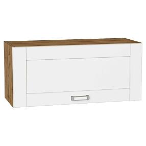 Шкаф верхний горизонтальный Лофт White Silk/Дуб Вотан 358*800*320