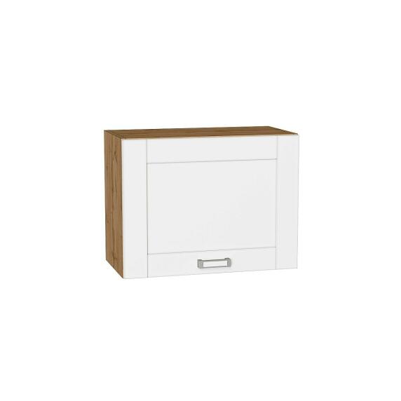 Шкаф верхний горизонтальный Лофт White Silk/Дуб Вотан 460*600*320