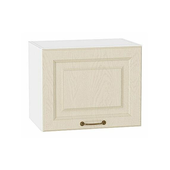 Шкаф верхний горизонтальный Ницца Дуб крем/Белый 358*450*318