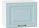Шкаф верхний горизонтальный Ницца Голубой/Белый 358*450*318