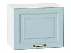 Шкаф верхний горизонтальный Ницца Голубой/Белый 358*450*318