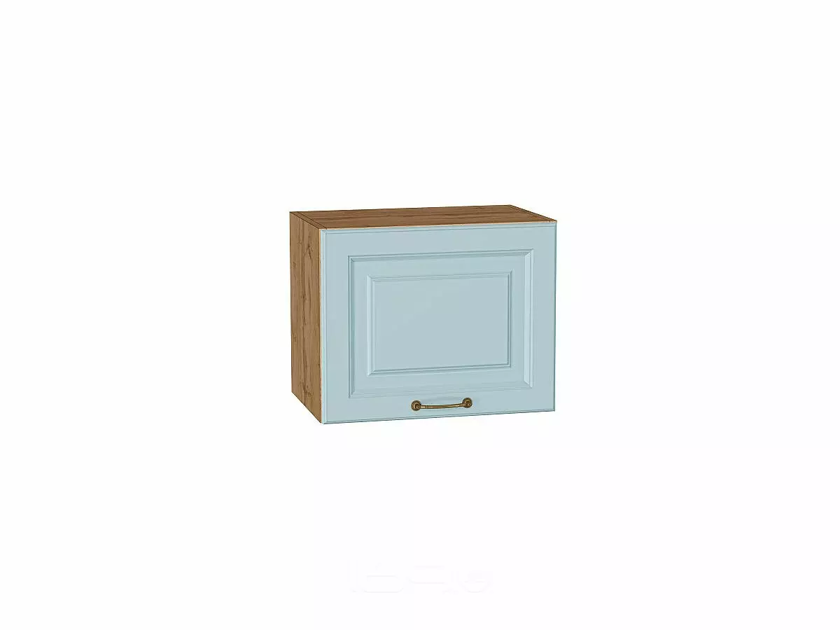 Шкаф верхний горизонтальный Ницца Голубой/Дуб Вотан 358*450*318
