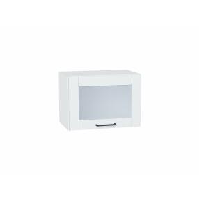 Шкаф верхний горизонтальный остекленный Флэт Плюс White In 2S Белый 358*500*318