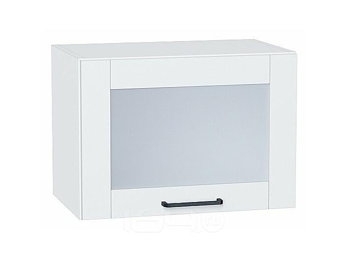 Шкаф верхний горизонтальный остекленный Флэт Плюс White In 2S Белый 358*500*318