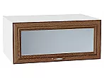 Шкаф верхний горизонтальный остекленный глубокий Шале Brown Dreamline Белый 358*800*576