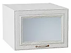 Шкаф верхний горизонтальный остекленный глубокий Шале White Dreamline Белый 358*500*576
