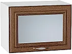 Шкаф верхний горизонтальный остекленный Шале Brown Dreamline Белый 358*500*320