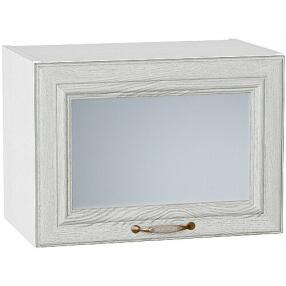 Шкаф верхний горизонтальный остекленный Шале White Dreamline Белый 358*500*320