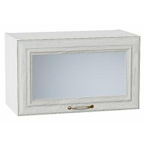Шкаф верхний горизонтальный остекленный Шале White Dreamline Белый 358*600*320