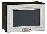 Шкаф верхний горизонтальный остекленный Шале White Dreamline Венге 358*500*320