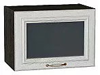 Шкаф верхний горизонтальный остекленный Шале White Dreamline Венге 358*500*320