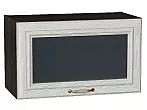 Шкаф верхний горизонтальный остекленный Шале White Dreamline Венге 358*600*320