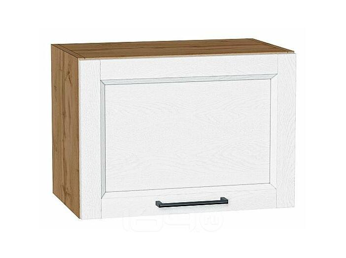 Шкаф верхний горизонтальный Сканди White Silkwood/Дуб Вотан 358*500*320