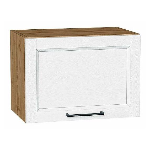 Шкаф верхний горизонтальный Сканди White Silkwood/Дуб Вотан 358*500*320