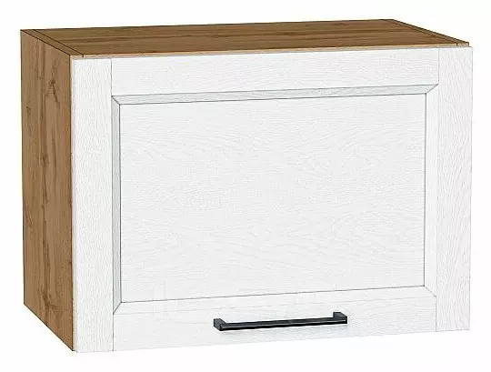 Шкаф верхний горизонтальный Сканди White Silkwood/Дуб Вотан 358*500*320