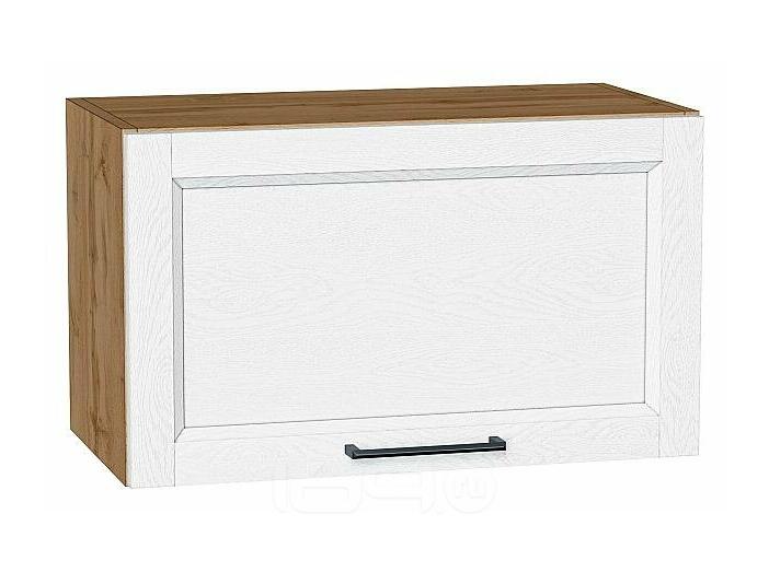 Шкаф верхний горизонтальный Сканди White Silkwood/Дуб Вотан 358*600*320