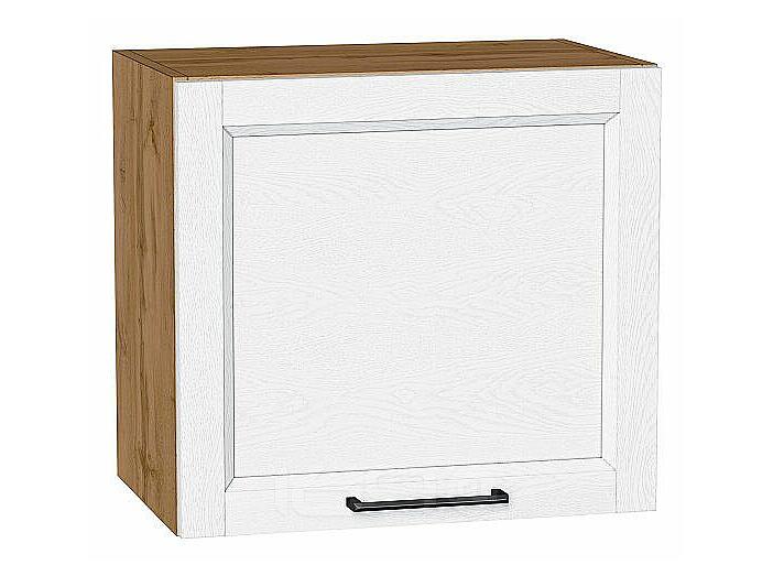 Шкаф верхний горизонтальный Сканди White Silkwood/Дуб Вотан 460*500*320