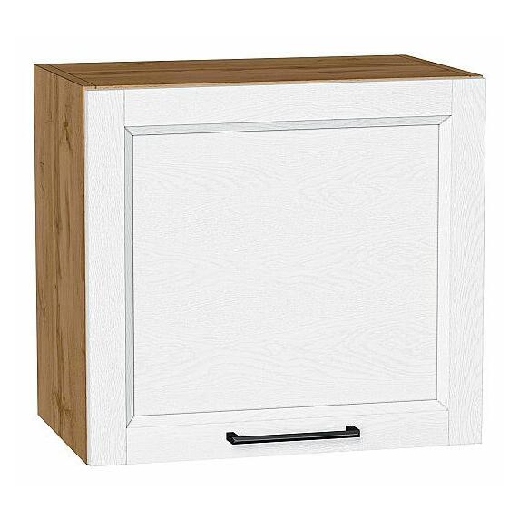 Шкаф верхний горизонтальный Сканди White Silkwood/Дуб Вотан 460*500*320