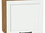 Шкаф верхний горизонтальный Сканди White Silkwood/Дуб Вотан 460*500*320
