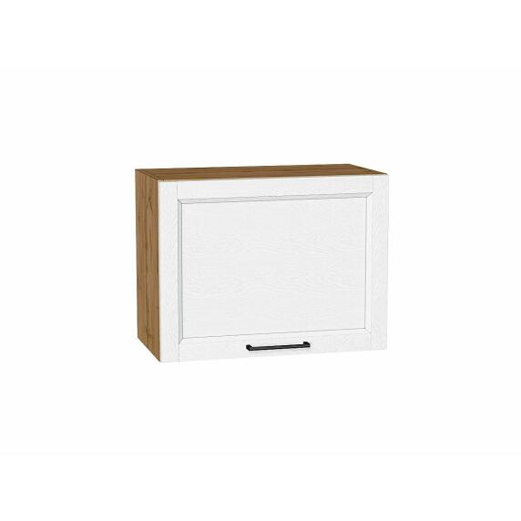 Шкаф верхний горизонтальный Сканди White Silkwood/Дуб Вотан 460*600*320