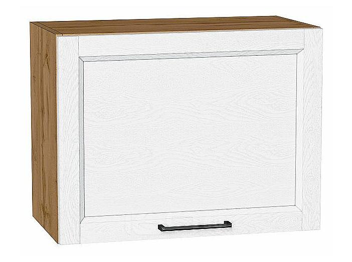 Шкаф верхний горизонтальный Сканди White Silkwood/Дуб Вотан 460*600*320