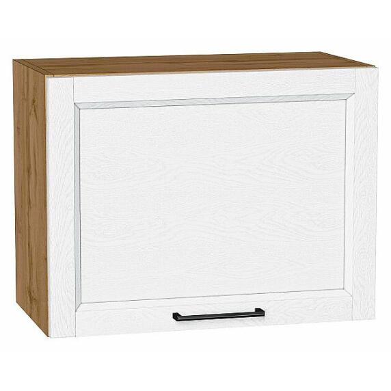 Шкаф верхний горизонтальный Сканди White Silkwood/Дуб Вотан 460*600*320