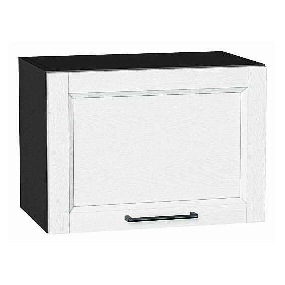 Шкаф верхний горизонтальный Сканди White Silkwood/Graphite 358*500*320