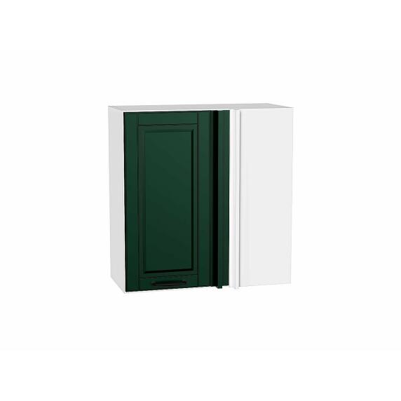 Шкаф верхний прямой угловой Дублин Special Green/Белый 716*700*345