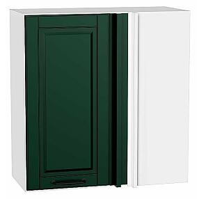 Шкаф верхний прямой угловой Дублин Special Green/Белый 716*700*345