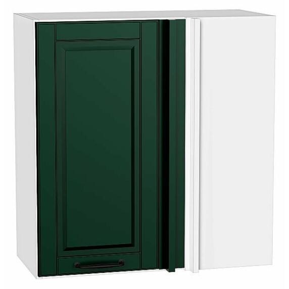 Шкаф верхний прямой угловой Дублин Special Green/Белый 716*700*345