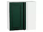 Шкаф верхний прямой угловой Дублин Special Green/Белый 716*700*345