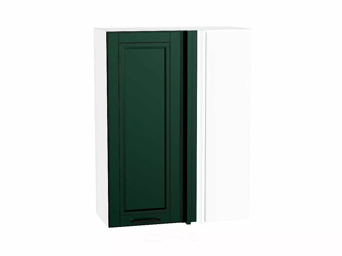 Шкаф верхний прямой угловой Дублин Special Green/Белый 920*700*345
