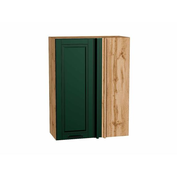 Шкаф верхний прямой угловой Дублин Special Green/Дуб Вотан 920*700*345