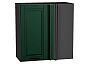 Шкаф верхний прямой угловой Дублин Special Green/Graphite 716*700*345
