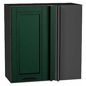 Шкаф верхний прямой угловой Дублин Special Green/Graphite 716*700*345