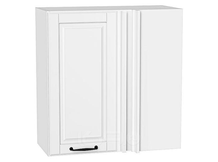 Шкаф верхний прямой угловой Дублин Special White/Белый 716*700*345