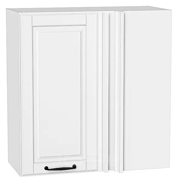 Шкаф верхний прямой угловой Дублин Special White/Белый 716*700*345