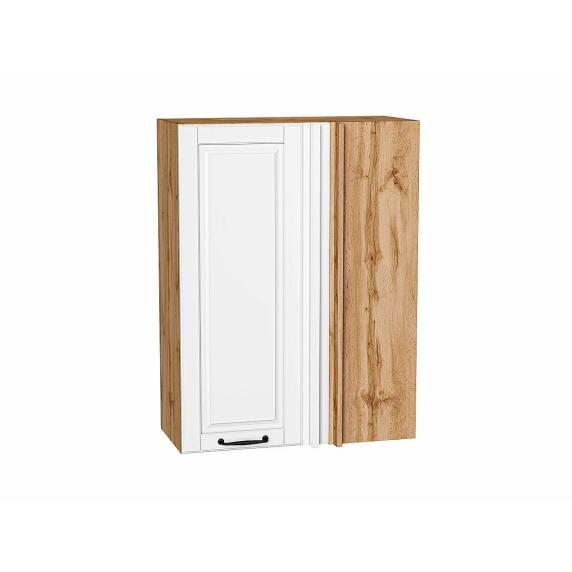 Шкаф верхний прямой угловой Дублин Special White/Дуб Вотан 920*700*345