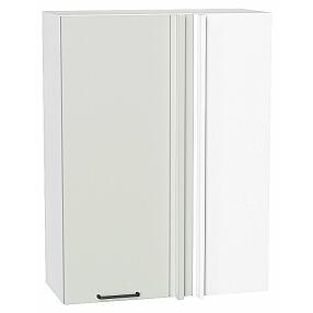 Шкаф верхний прямой угловой Флэт Cashmere In 2S/Белый 920*700*345