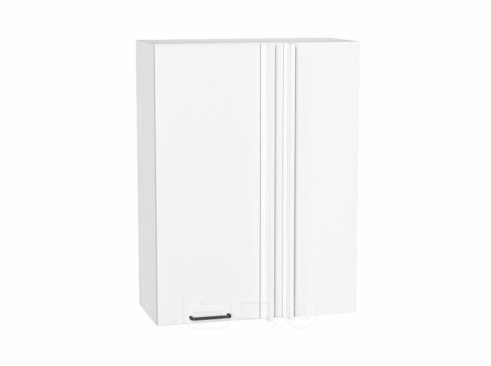 Шкаф верхний прямой угловой Флэт White In 2S Белый 920*700*345