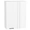 Шкаф верхний прямой угловой Флэт White In 2S Белый 920*700*345