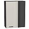Шкаф верхний прямой угловой Фрейм Cream Silk Graphite 920*700*345