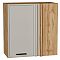 Шкаф верхний прямой угловой Фрейм Grey Silk Дуб Вотан 716*700*345