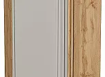 Шкаф верхний прямой угловой Фрейм Grey Silk Дуб Вотан 716*700*345